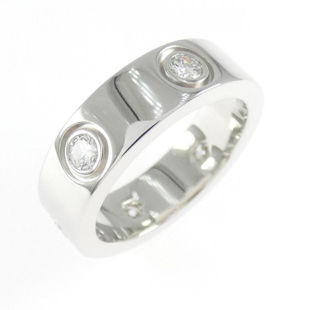 CARTIER Silver Diamond Love Ring